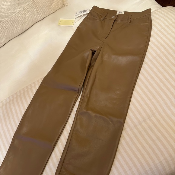 Aritzia Melina Wilfred Ankle Pants: Constant Camel - Picture 3 of 5
